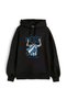 Lionel Messi Printed Hooded Black 3 Thread Sweatshirt Hoodie