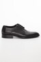 Genuine Leather Bonded Neolite Sole Black Men's Classic Shoes - 4