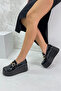 Black Patent Leather Women's Loafer V4210 - 2