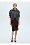 Leather look pencil skirt - 2