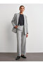 60747 Double Breasted Jacket-Light Gray - 3