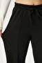 Women's Moment Laced Lycra Black Palazzo Trousers with Elastic Waist - 3
