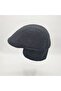 Smoked Cashmere Beanie Hat with Earflaps Duck Model Hat - 3