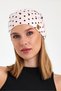 Powder Polka Dot Rope Detailed Special Design 4 Season Hat Beanie-Ultra Soft Natural Combed Cotton - 7
