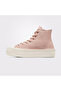 Chuck Taylor All Star Modern Lift Platform Mono Suede Women's Pink Sneaker - 4