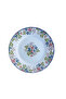 Rosalinda 6-Person 25 cm Special Design Premium Porcelain Serving Plate Set with Pink Flower Pattern - 2