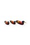 Wooden Triple Duck Set - Ethnic Natural Patterned Handmade, Home Office Accessory Set of 3 - 8