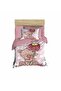 Floral Teddy Bear Single Digital Baby Bedding Set - 2