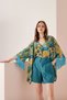 Tassel Detailed Patterned Kimono