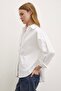 White Lace Detailed Shirt - 5