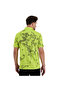 Shadow Patterned Sports Polo Collar Men's Short Sleeve T-Shirt - 5