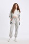 Women's Tracksuit Bottom S7370Az/Gr256 Gray Melange - 2