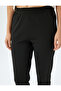 Jogger Sweatpants Elastic Waist Pocket Detail Low Waist Interlock - 5