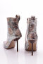 Women's Heeled Boots Brown Snake 91293557 - 3