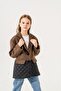 Girl's Quilted Detailed Jacket - 2