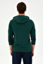 Men's Dark Green Basic Sweatshirt 50289059 -Vr079 - 5