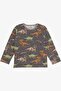 Girls & Boys Baby Boy Pajama Set Dinosaur Patterned 9 Months-3 Years, Anthracite - 3