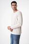 Men's Roll Collar Knit Detailed Thin Sports Knitwear Sweater 21w305 - 3