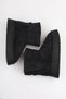 Girl's Black Velcro Lightweight Boots with Wool Inside and Anti-Slip Sole - 4