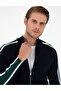 Navy Blue Slim Fit Wool Blend Zippered Knitwear Cardigan 50296447-Vr033 - 2