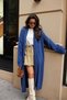 Indigo Shawl Collar Long Cardigan - 2