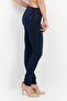 Women Skinny Fit Wash Stretchable Denim, Navy Blue - 2