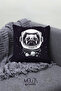 غطاء وسادة فردي مطبوع على الوجهين منقوش عليه Pug Life - 2