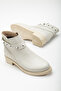Women's Skin Thermo Sole Stone Rope Zippered Short Heeled Boots - 3