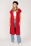 Women's Pocket Detailed Knitwear Vest Red - 2