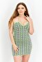Women Knitted Sleeveless Bodycon Dress, Multicolor
