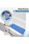Soft Baht Mat Non-Slip Bath Mat, Drainage Holes Suction Quick Drying Shower Mat, Massage Foot Pads - 4