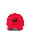 Onoff Embroidered Hat – Red 100% Cotton Gabardine Unisex Model - 2