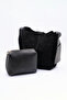 Sç209 Black Suede Genuine Leather Women's Bag with Shoulder Strap - 3