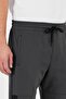 Men's Black-Anthracite Standard Fit Regular Cut Straight Leg Pocket Zippered Comfortable Jogger 2-Piece Sweatpants - 4