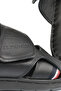 dean genuine real leather black anatomical sole men's slippers - 4