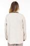 New Season Women's Knitwear Cardigan - Felt Wool Zippered, Embroidered Winter Knit 8174-Mink - 4