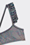 Girl's Sequin Patterned Pink Bikini - 2