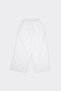 Girl's Elastic Waist White Trousers