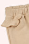 Beige Baby Girl Sweatpants - 3