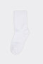 Unisex 2-Piece Basic White Socks - 2