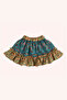 Baby Girl Patterned Green Skirt - 2