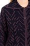 New Season Women's Knitwear Knitted Tight Woven Buttoned Shirt Collar Mother Winter Cardigan 32043-Plum - 4