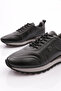 Men's Lace-Up Sneakers Shoes Black 610713617 - 4
