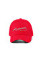 Ataturk Embroidered Hat – Red 100% Cotton Gabardine Unisex Model