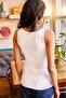 3 Pieces Round Neck Strappy Athlete Bady Satin Blouse - 5