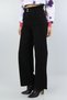 By-7359 High Waist Elastic Acaip Colorfast Black Casual Jeans with Gathered Waist and Wide Leg Jeans - 4