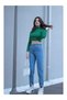 By-8991 Jeans High Waist Mom Skinny Leg Jeans
