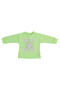 Baby Girl Printed Green Sweatshirt