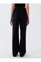 By-6855 Lycra Women's Black High Waist Loose Leg Casual Jeans Boyfriend Pants - 3