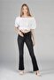 Monera Rosa High Waist Tick Flare Leg Jeans - 2